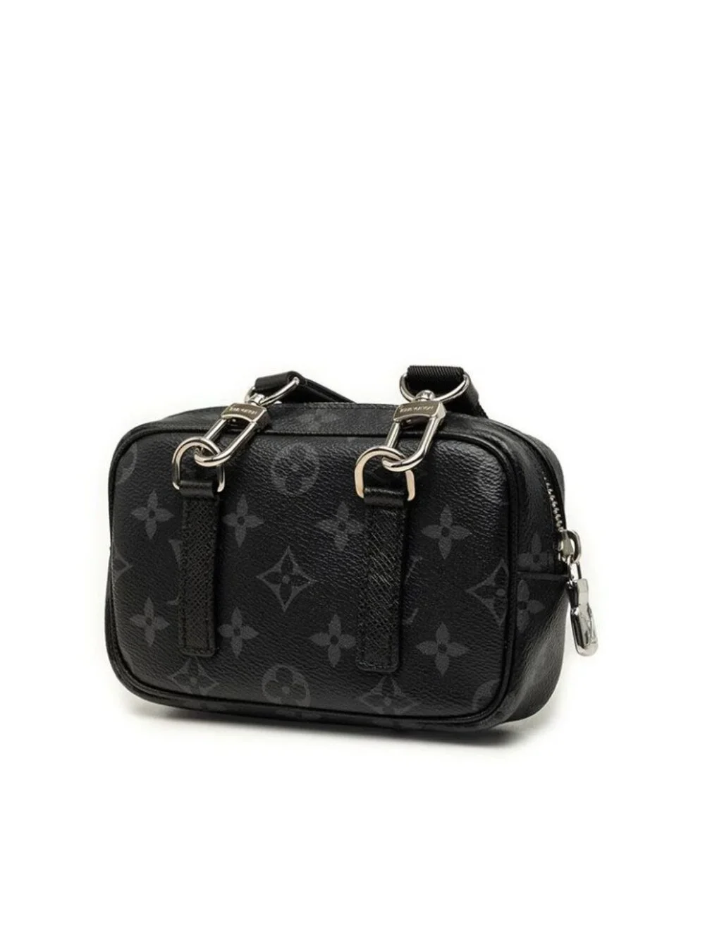 Louis Vuitton Monogram Eclipse Outdoor Pochette Crossbody Shoulder Bag Noir